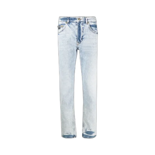 Mid-Rise Straight-Leg Jeans
