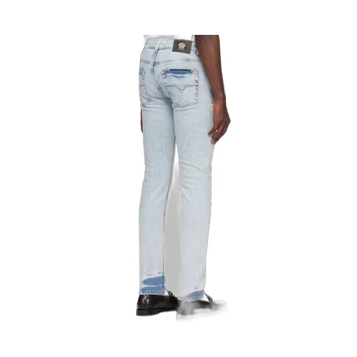 Mid-Rise Straight-Leg Jeans