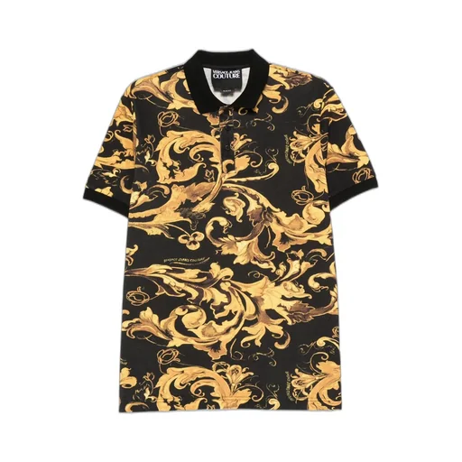 Porcelain Barocco-Print Polo Shirt
