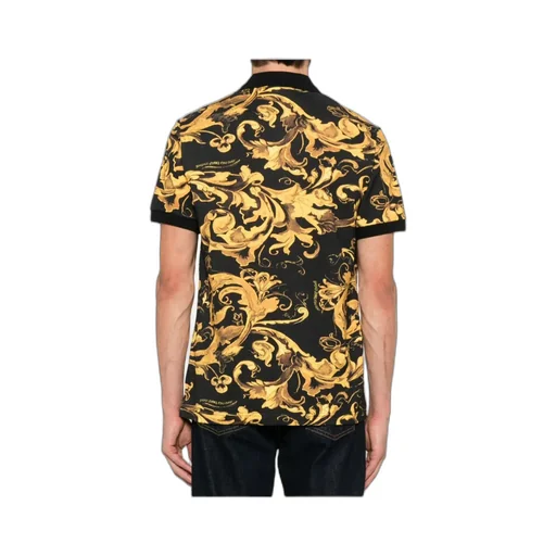Porcelain Barocco-Print Polo Shirt