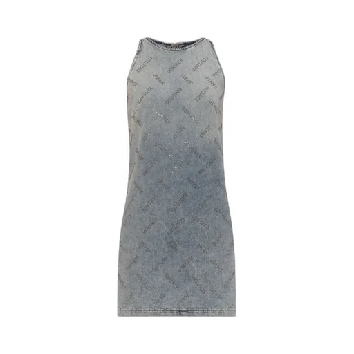 Logo Print Mini Dress