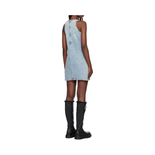 Logo Print Mini Dress