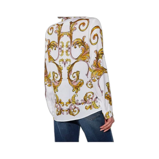 Barocco-Print Long-Sleeved Shirt