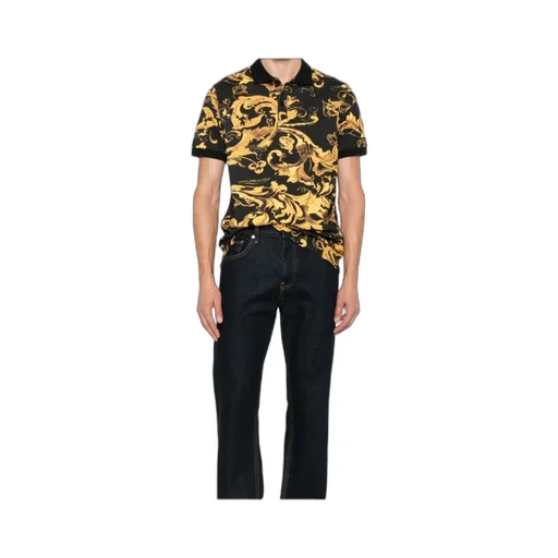 Porcelain Barocco-Print Polo Shirt