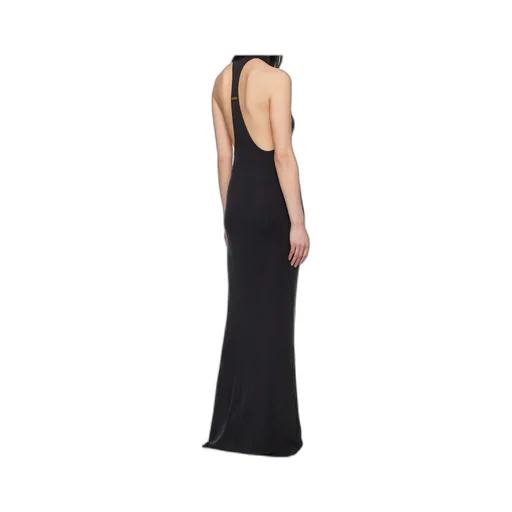 Mock Neck Maxi Dress