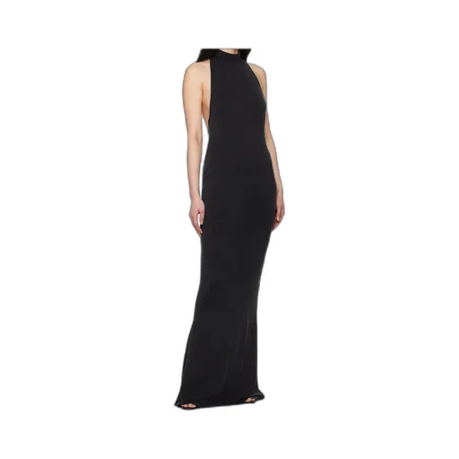 Mock Neck Maxi Dress