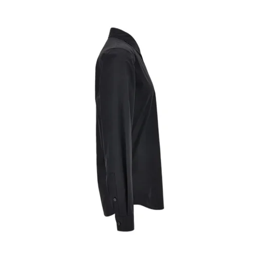 Logo Embroidered Long-Sleeved Shirt