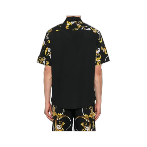 Barocco-Print Short-Sleeved Shirt