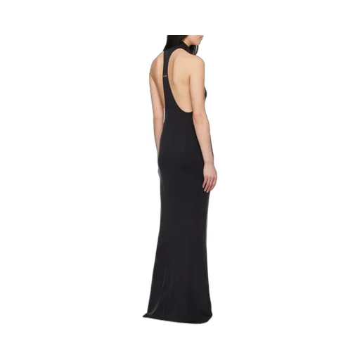 Mock Neck Maxi Dress