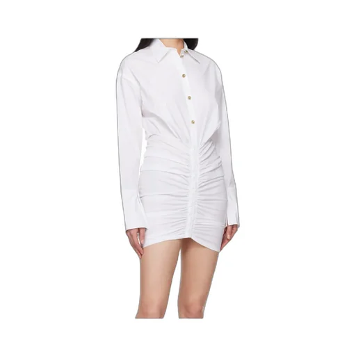 Ruched Shirt Minidress