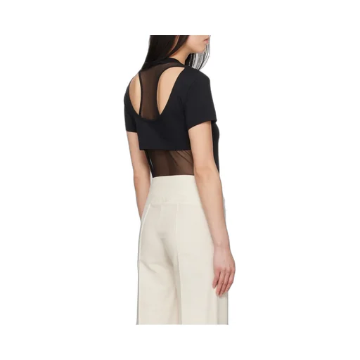 Logo Embellished Top