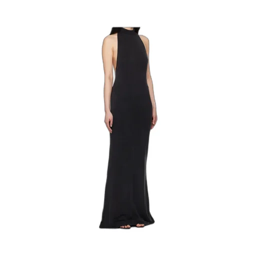 Mock Neck Maxi Dress