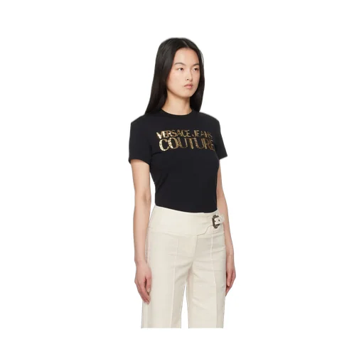 Logo Embellished Top