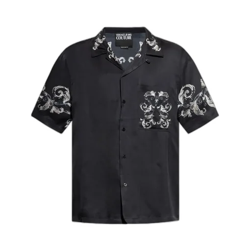 Barocco Print Short-Sleeved Shirt