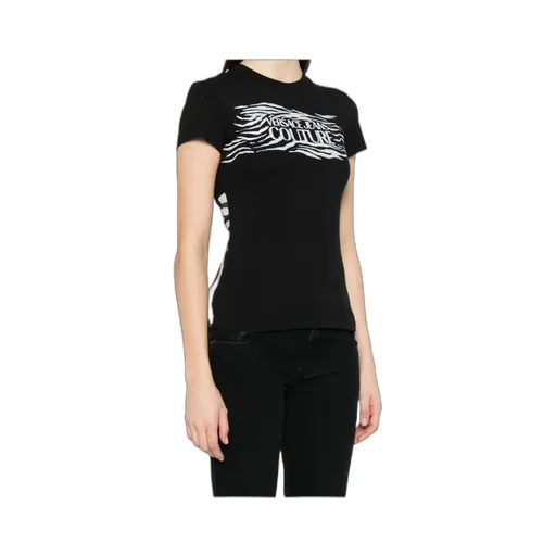 Zebra Printed Crewneck T-Shirt