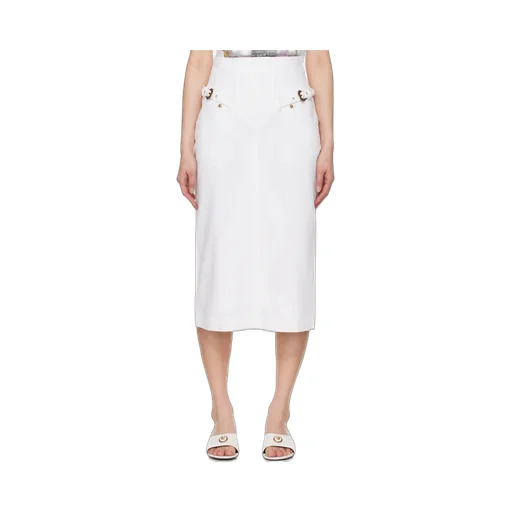 Belted Pencil Skirt