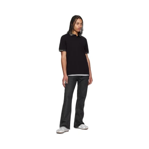 Baroque Collar Polo Shirt
