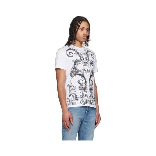 Outline Barocco Printed Crewneck T-Shirt