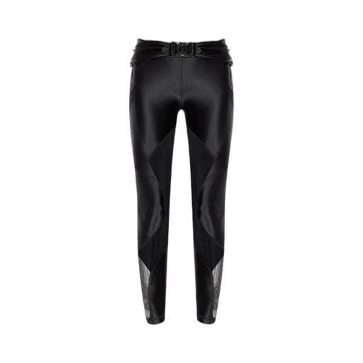 V-Buckle Detail Pants