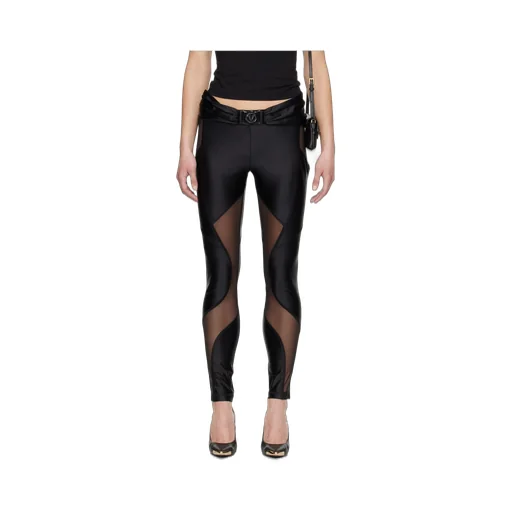 V-Buckle Detail Pants