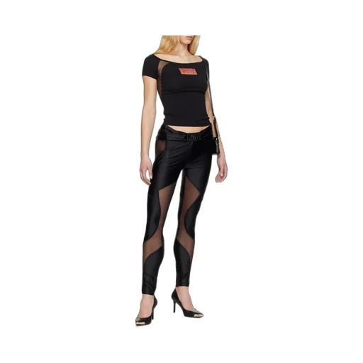 V-Buckle Detail Pants