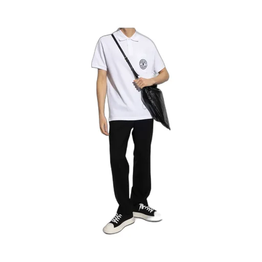 Logo Patch Polo Shirt