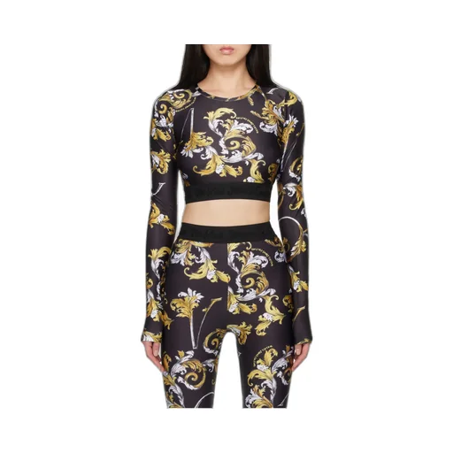 Baroque Print Crop Top