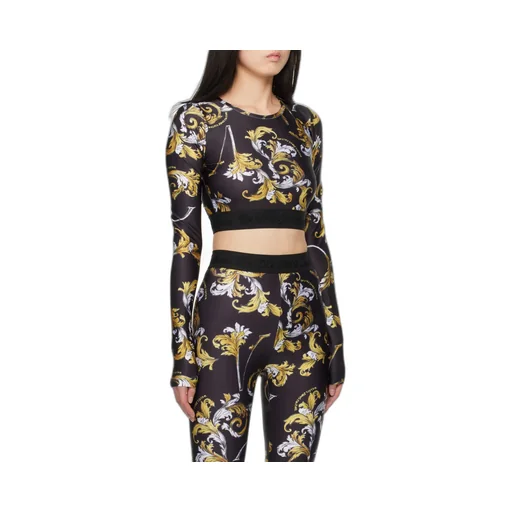 Baroque Print Crop Top