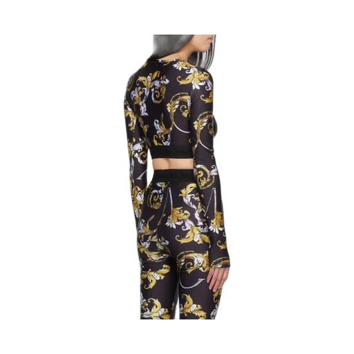 Baroque Print Crop Top