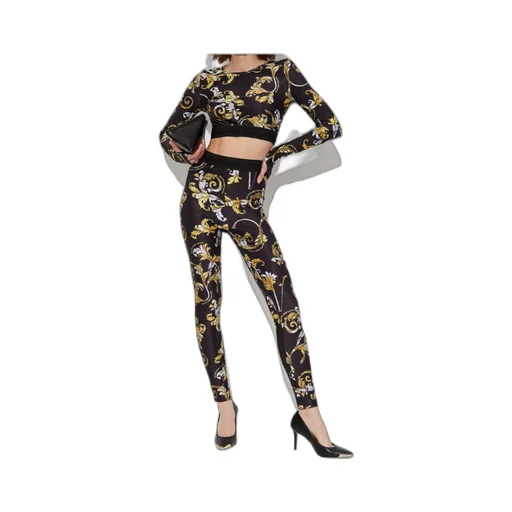 Baroque Print Crop Top