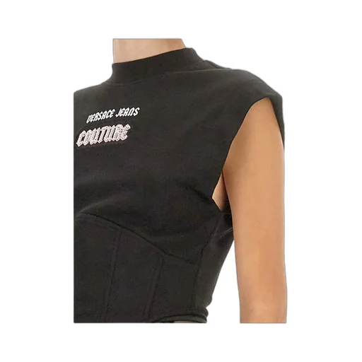 Logo Embellished Top