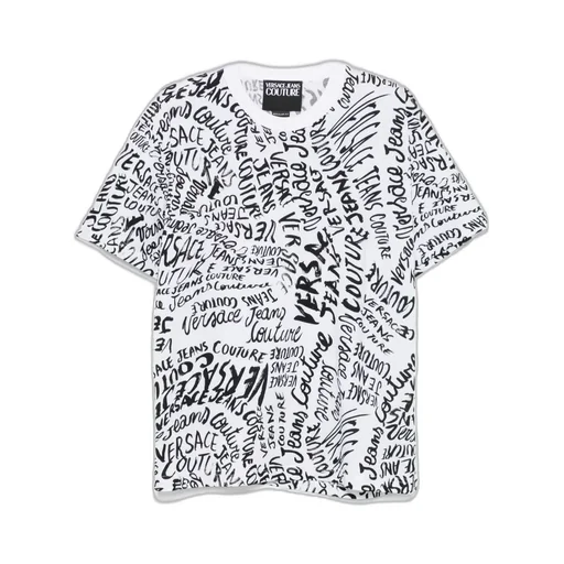 Allover Logo Printed Crewneck T-Shirt