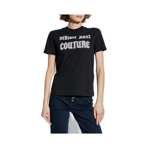 Couture Bead-Embellished Crewneck T-Shirt