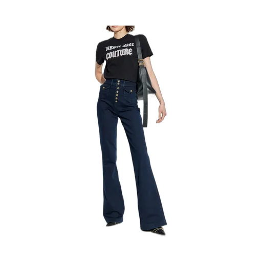 Couture Bead-Embellished Crewneck T-Shirt