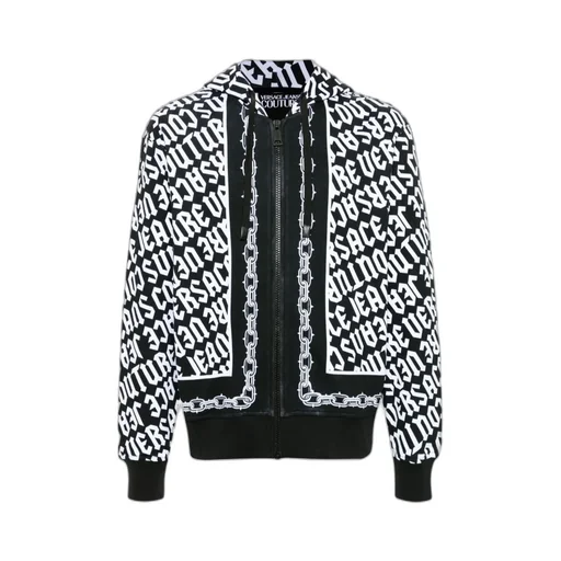 Zip-Up Cotton Hoodie