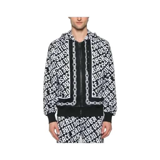 Zip-Up Cotton Hoodie