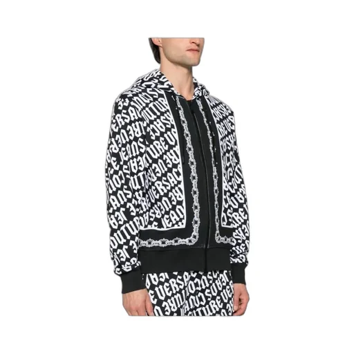 Zip-Up Cotton Hoodie