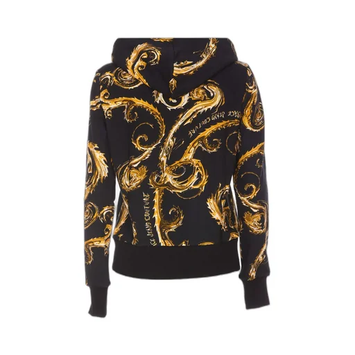 Barocco-Printed Zipped Hoodie