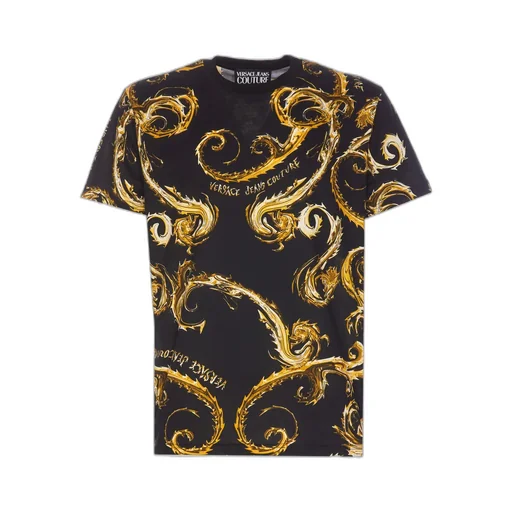Barocco-Printed Crewneck T-Shirt