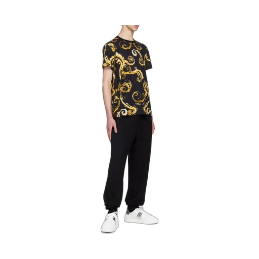 Barocco-Printed Crewneck T-Shirt