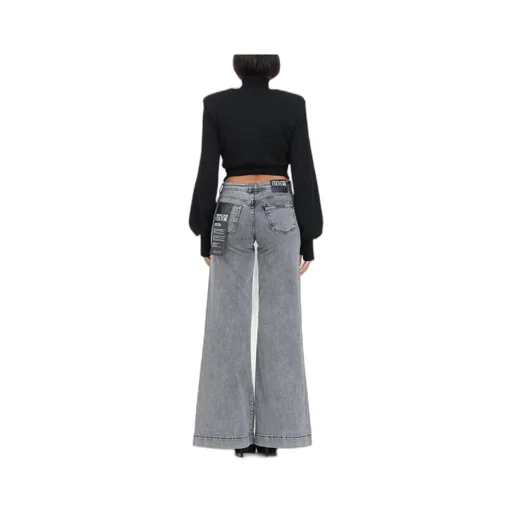 Wide Leg Denim Jeans