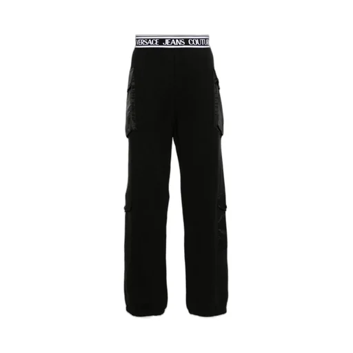 Logo-Waistband Cotton Track Pants