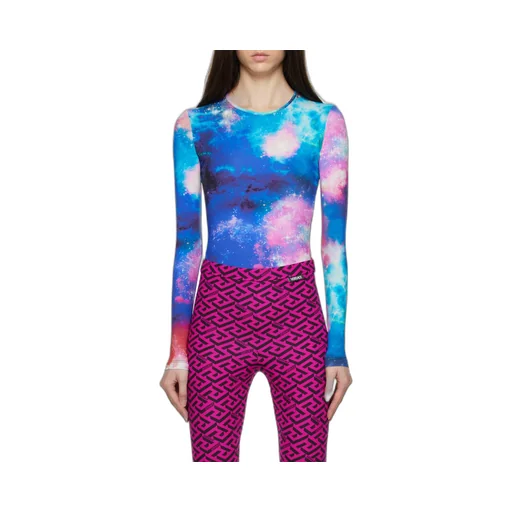 Abstract-Print Bodysuit