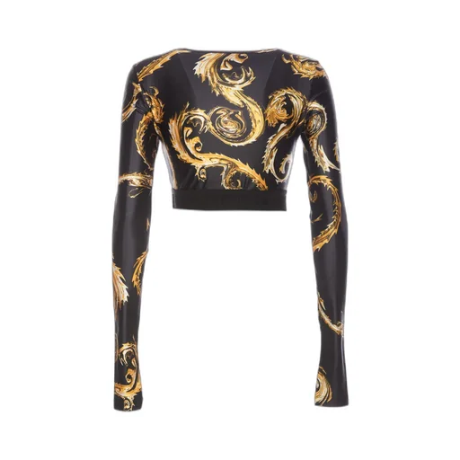 Cropped Long Sleeve Top