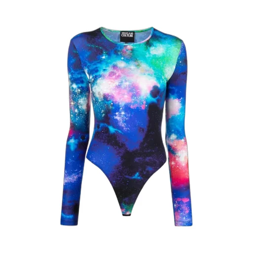 Abstract-Print Bodysuit