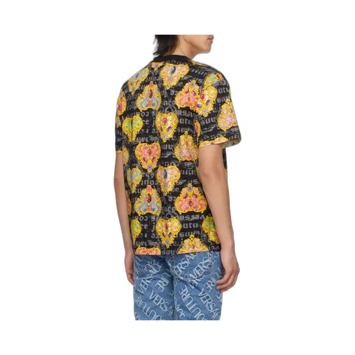 Round Collar Printed T-Shirt
