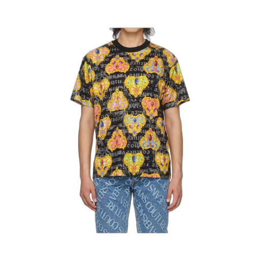 Round Collar Printed T-Shirt