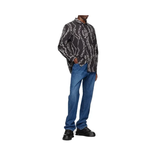 Chain Couture Printed Buttoned Shirt