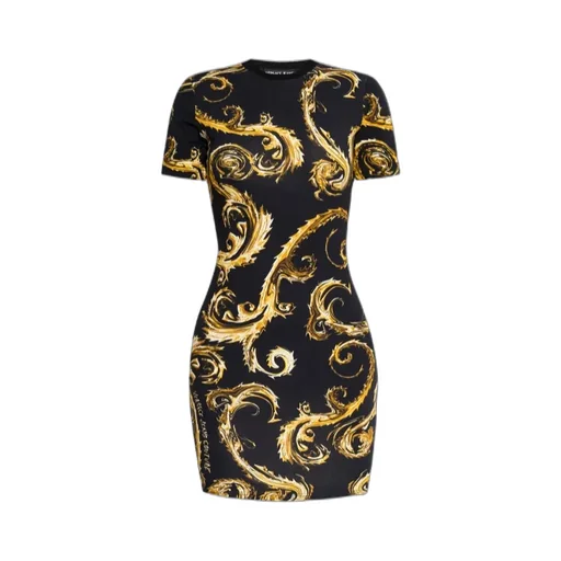 Baroque Print T-Shirt Dress