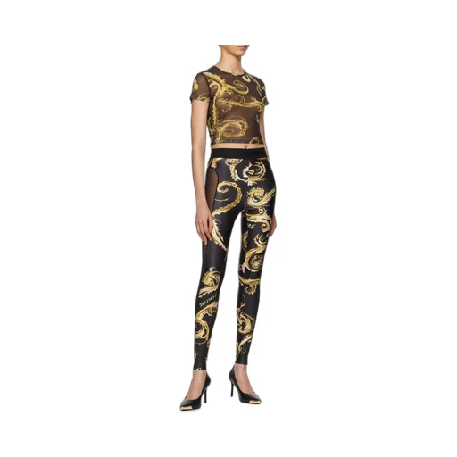 Chromo Couture-Print Mesh T-Shirt